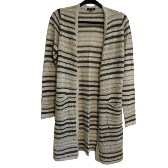 A. Byer Sweaters - A. BYER Long Striped Cardigan NWOT